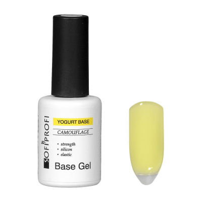 База для ногтей камуфлирующая Yogurt Base тон Lemon Sofiprofi Yogurt Base Camouflage Lemon, 10 мл